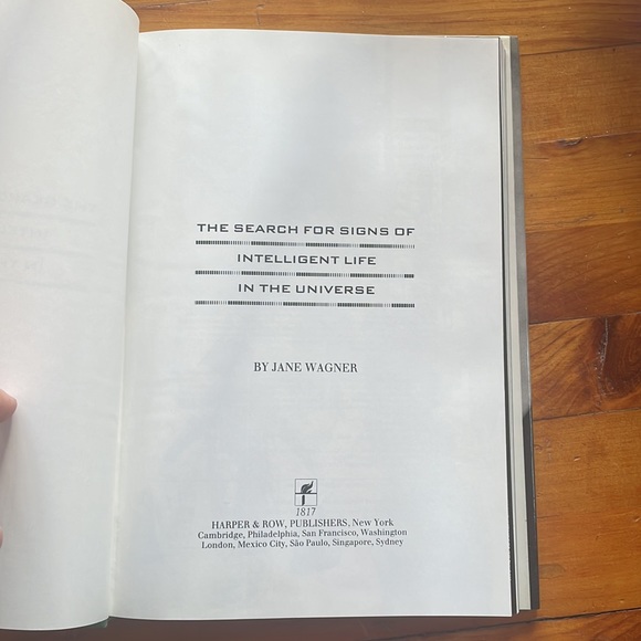 A Search for Signs of Intelligent Life in the Universe. Jane Wagner. Broadway - Picture 5 of 10